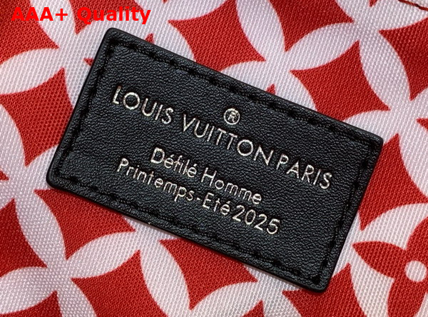 Louis Vuitton Shopper Tote MM White and Black Cowhide Leather Pharrell Williams Collaboration with Japanese Designer Nigo N40797 Replica