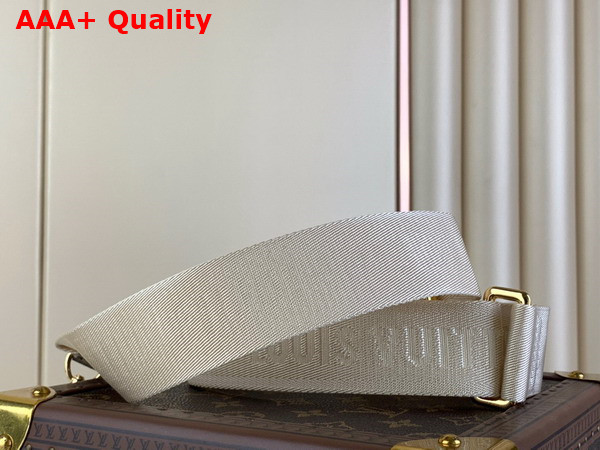 Louis Vuitton Shoulder Strap in Cream Nylon Replica