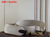 Louis Vuitton Shoulder Strap in Cream Nylon Replica