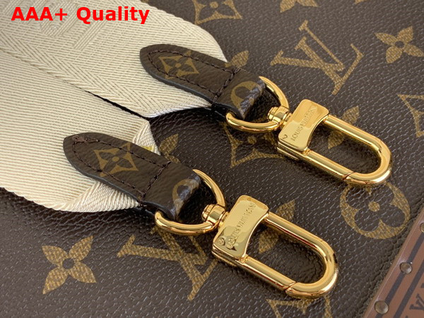 Louis Vuitton Shoulder Strap in Cream Nylon Replica