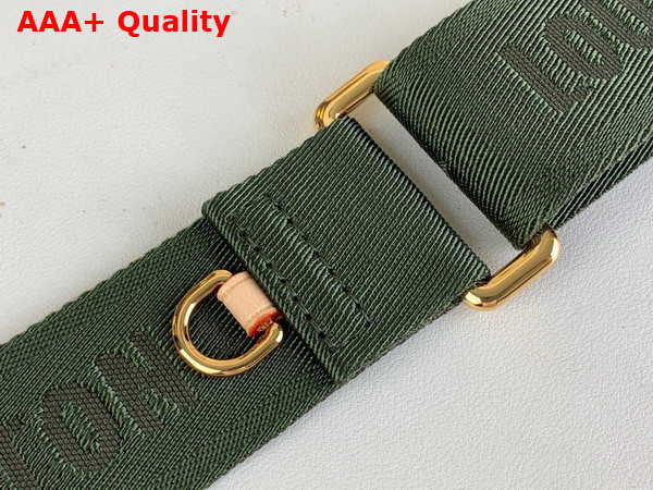 Louis Vuitton Shoulder Strap in Khaki Green Nylon Replica