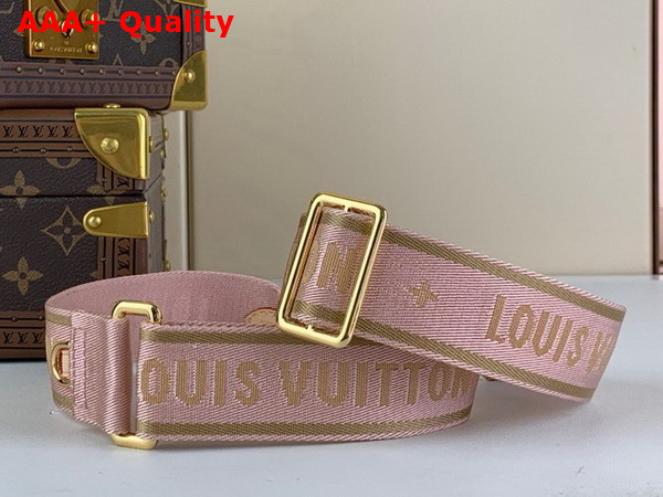 Louis Vuitton Shoulder Strap in Pink Nylon Replica