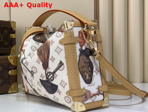 Louis Vuitton Side Trunk GM in Monogram Dune Canvas Decorated with Colorful Hotel Key Motifs M29355 Replica
