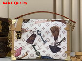 Louis Vuitton Side Trunk GM in Monogram Dune Canvas Decorated with Colorful Hotel Key Motifs M29355 Replica