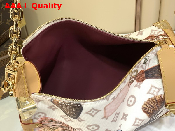 Louis Vuitton Side Trunk GM in Monogram Dune Canvas Decorated with Colorful Hotel Key Motifs M29355 Replica