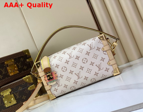 Louis Vuitton Side Trunk MM East West Monogram Dune Coated Canvas M29913 Replica