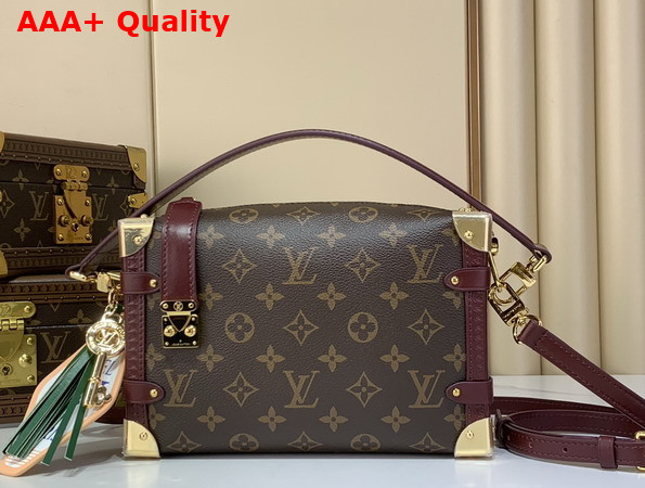 Louis Vuitton Side Trunk MM Flight Mode Collection Monogram Ebene Canvas M28569 Replica