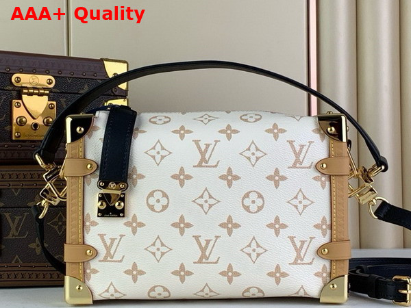 Louis Vuitton Side Trunk MM Handbag Monogram Dune Coated Canvas M46907 Replica