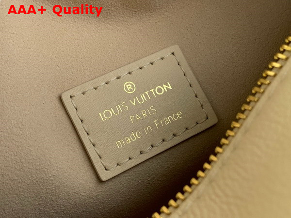 Louis Vuitton Side Trunk MM Handbag in Chalk Grained Calf Leather Replica