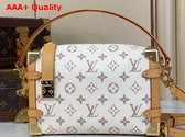 Louis Vuitton Side Trunk MM Handbag in Monogram Dune Coated Canvas M26287 Replica