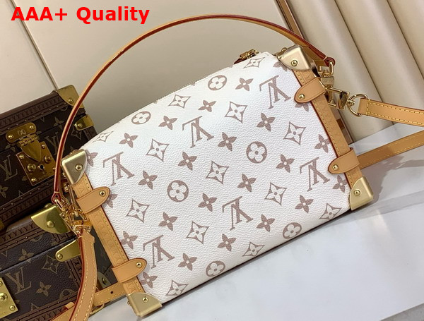 Louis Vuitton Side Trunk MM Handbag in Monogram Dune Coated Canvas M26287 Replica