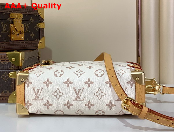 Louis Vuitton Side Trunk MM Handbag in Monogram Dune Coated Canvas M26287 Replica