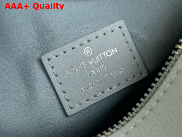 Louis Vuitton Side Trunk MM Handbag in Sky Blue Grained Calf Leather Replica