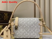 Louis Vuitton Side Trunk MM Monogram Embleme Peuplier Jacquard Textile M2A145 Replica