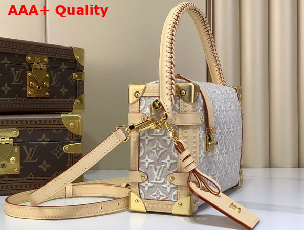 Louis Vuitton Side Trunk MM Monogram Embleme Peuplier Jacquard Textile M2A145 Replica