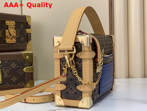 Louis Vuitton Side Trunk MM Neon Wave Perforated Canvas M28490 Replica