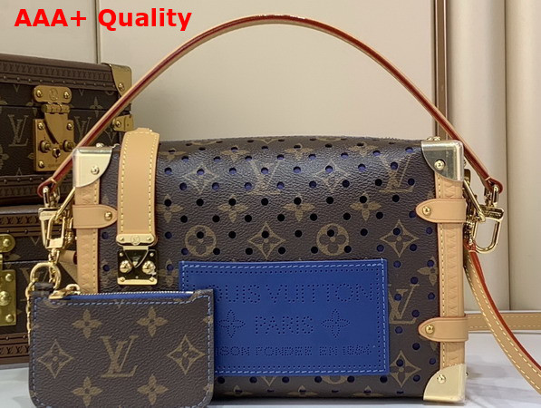 Louis Vuitton Side Trunk MM Neon Wave Perforated Canvas M28490 Replica