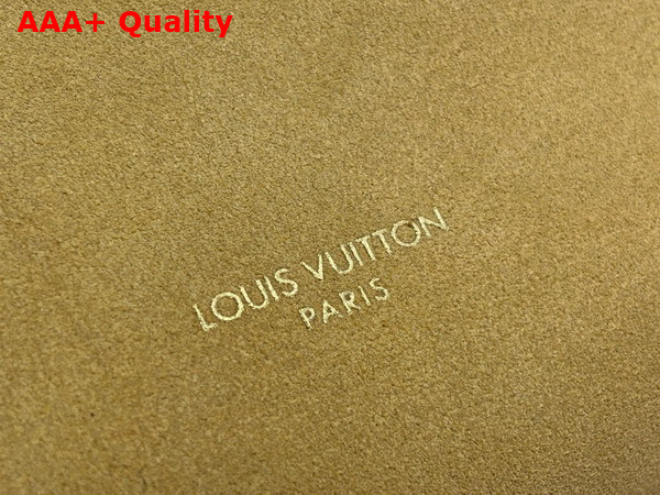 Louis Vuitton Side Trunk MM Noisette Calfskin Suede M2A041 Replica