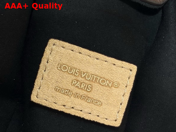 Louis Vuitton Side Trunk MM Noisette Calfskin Suede M2A041 Replica