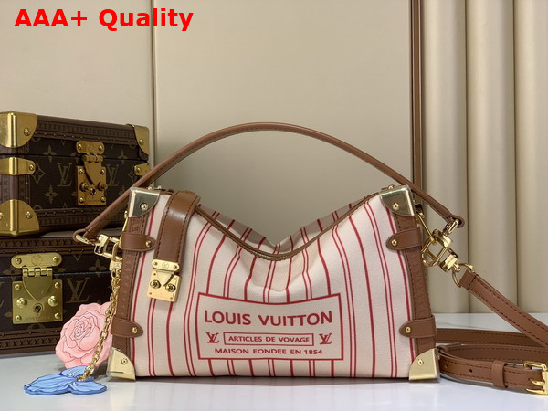Louis Vuitton Side Trunk MM Part of the Flight Mode Collection Beige Cream M28469 Replica