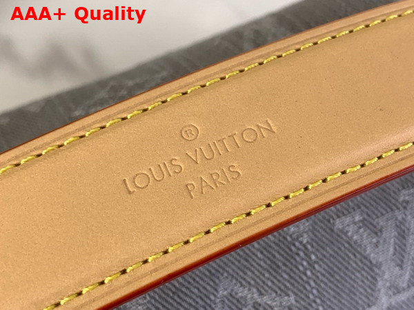 Louis Vuitton Side Trunk MM Washed Gray Monogram Denim M13285 Replica