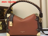 Louis Vuitton Side Trunk MM in Cognac Calf Leather M27435 Replica