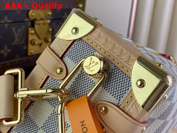 Louis Vuitton Side Trunk MM in Damier Vernis Calfskin N40712 Replica
