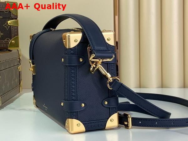 Louis Vuitton Side Trunk MM in Navy Calfskin Leather M15226 Replica