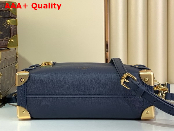Louis Vuitton Side Trunk MM in Navy Calfskin Leather M15226 Replica