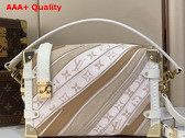 Louis Vuitton Side Trunk MM in Quartz Calf Leather and Coated Canvas M29666 Replica