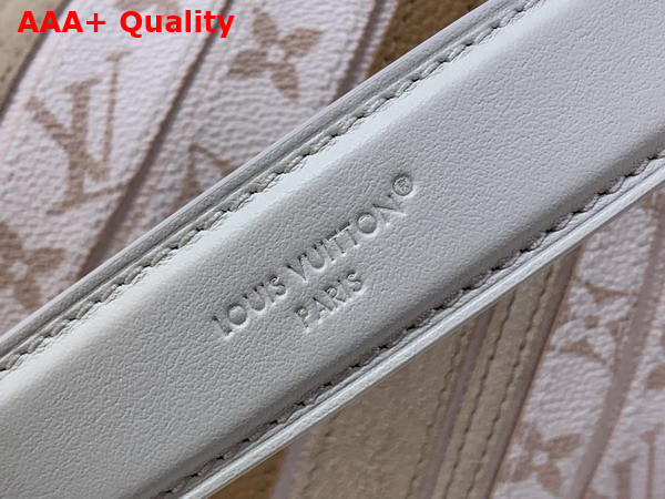 Louis Vuitton Side Trunk MM in Quartz Calf Leather and Coated Canvas M29666 Replica