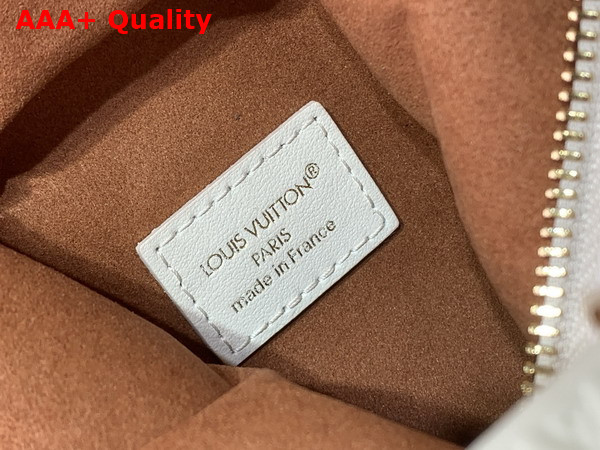 Louis Vuitton Side Trunk MM in Quartz Calf Leather and Coated Canvas M29666 Replica