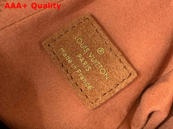 Louis Vuitton Side Trunk MM in Tan Suede Calfskin Leather M15072 Replica