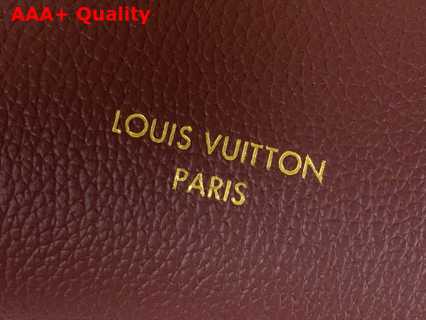 Louis Vuitton Side Trunk MM in Wine Red Calf Leather with a Braided Chain M25669 Replica