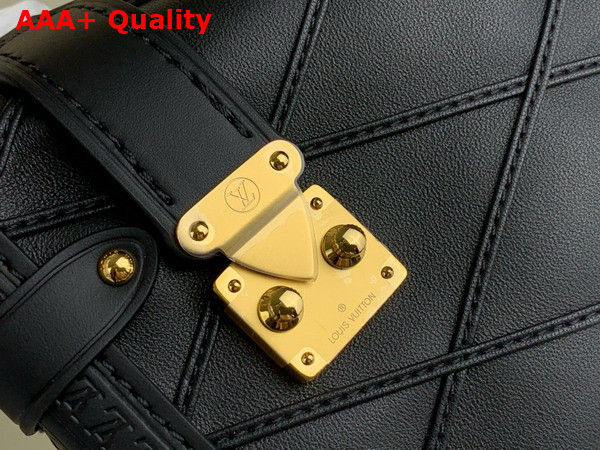 Louis Vuitton Side Trunk PM Black Malletage Leather M83030 Replica