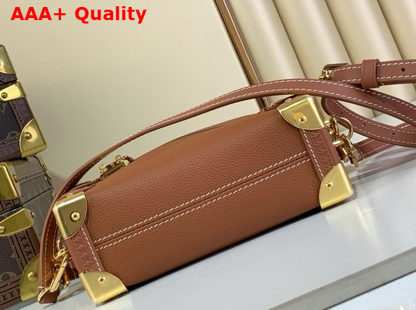 Louis Vuitton Side Trunk PM Cognac Calfskin Leather M15224 Replica