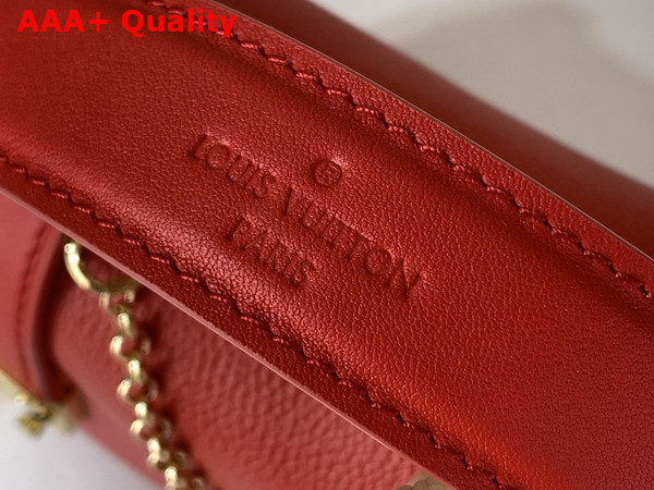 Louis Vuitton Side Trunk PM Sari Red Calf Leather M28333 Replica