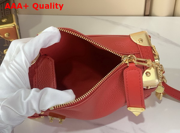 Louis Vuitton Side Trunk PM Sari Red Calf Leather M28333 Replica