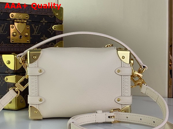 Louis Vuitton Side Trunk PM in Chalk Grained Calf Leather M23915 Replica