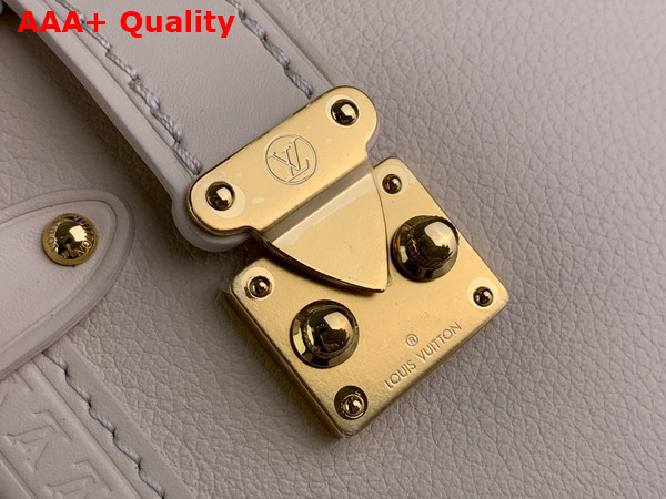 Louis Vuitton Side Trunk PM in Chalk Grained Calf Leather M23915 Replica