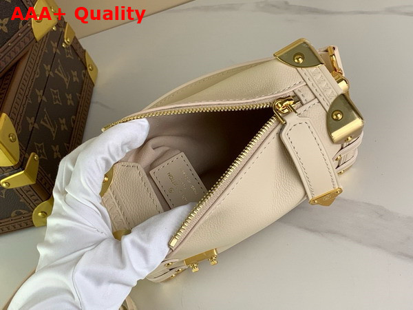 Louis Vuitton Side Trunk PM in Chalk Grained Calf Leather M23915 Replica