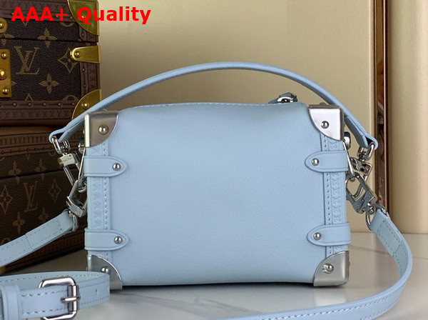 Louis Vuitton Side Trunk PM in Sky Blue Grained Calf Leather Replica