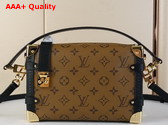 Louis Vuitton Side Trunk in Monogram Reverse Canvas Replica