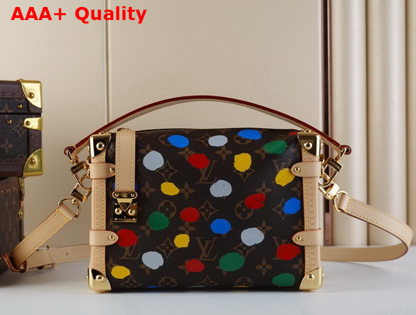 Louis Vuitton Side Trunk in Multicolor Printed Monogram Canvas Replica