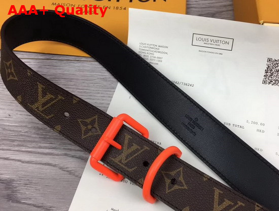 Louis Vuitton Signature 35mm Belt Monogram Canvas and Calf Leather Replica