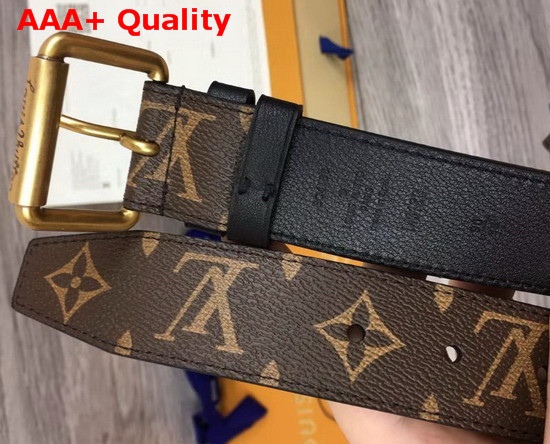 Louis Vuitton Signature Chain 35mm Belt Brown M0180S Replica