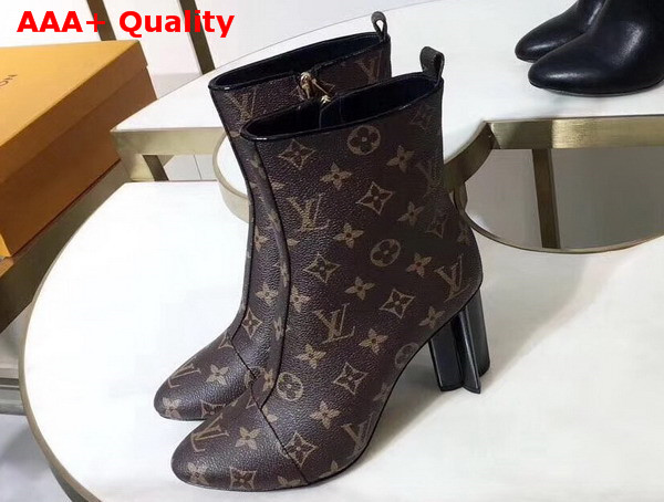 Louis Vuitton Silhouette Ankle Boot Patent Monogram 1A2XGF Replica