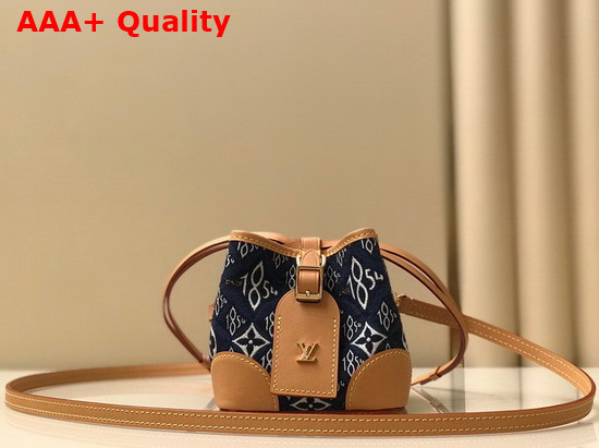 Louis Vuitton Since 1854 Noe Purse Blue Jacquard Since 1854 Textile Replica