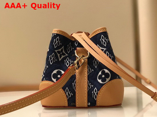 Louis Vuitton Since 1854 Noe Purse Blue Jacquard Since 1854 Textile Replica