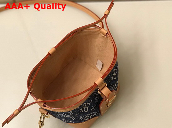 Louis Vuitton Since 1854 Noe Purse Blue Jacquard Since 1854 Textile Replica